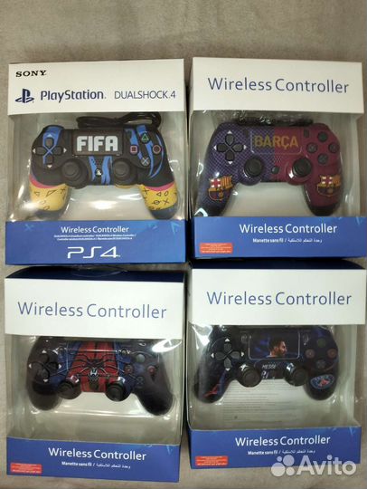 Геймпад PS4 v2 с принтом