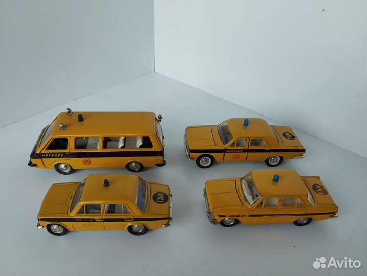 Лот моделей автомобиля гаи СССР 1:43