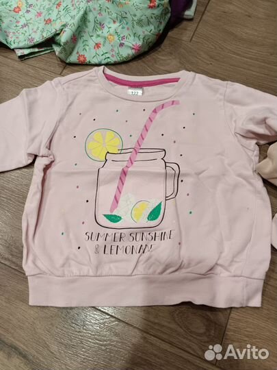 Вещи для девочки пакетом 116-128