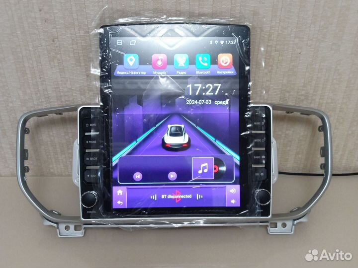 Магнитола Android kia sportage 4