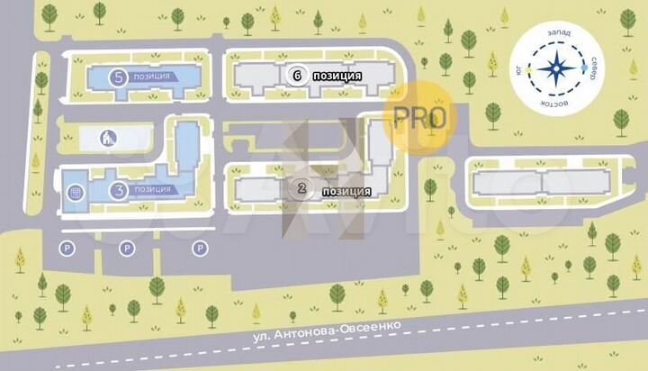 2-к. квартира, 56,7 м², 12/17 эт.