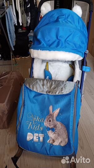 Детские санки коляска бу