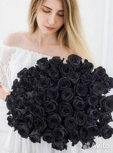 Чёрные розы. Цветы Букеты с доставкой