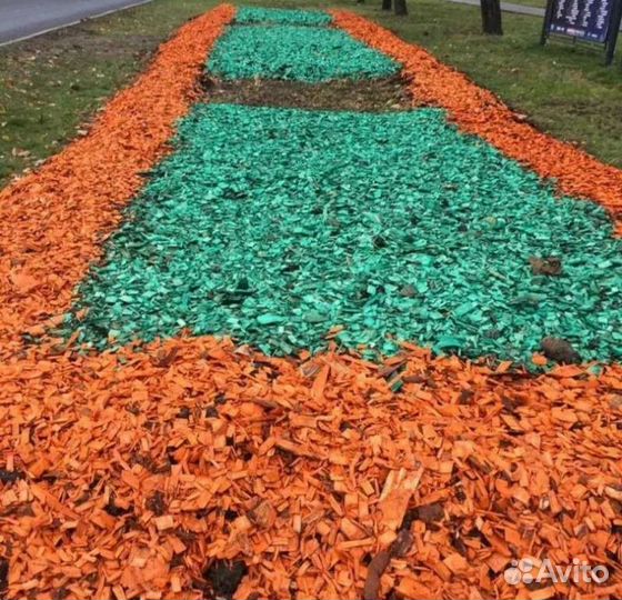 Щепа крашеная