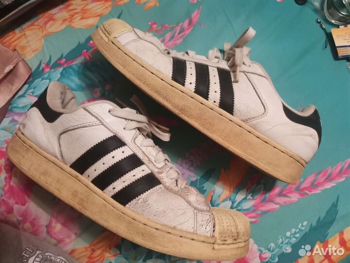 Адидас суперстар раритет кроссовки кожа