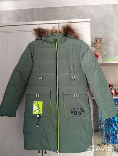 Зимняя куртка на подростка рост 170 новая