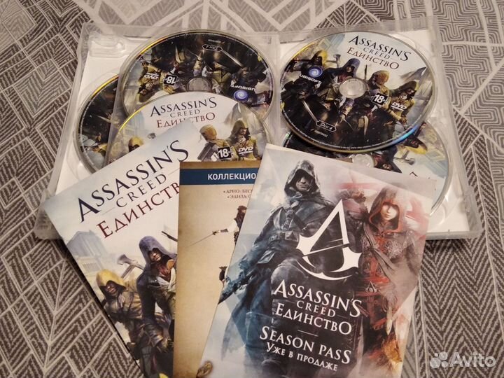 Assassins creed единство pc dvd- rom
