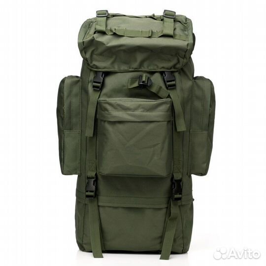 Рюкзак тактический каркасный 75л хаки/олива