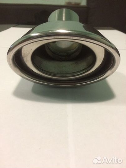 Насадка на глушитель (нержавейка) со скосом гнутая