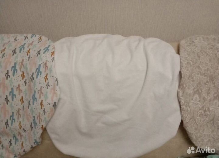 Простыни на круглую кроватку 75*75