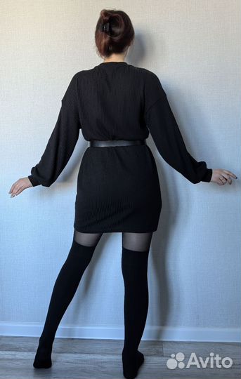 Платье женское черное короткое