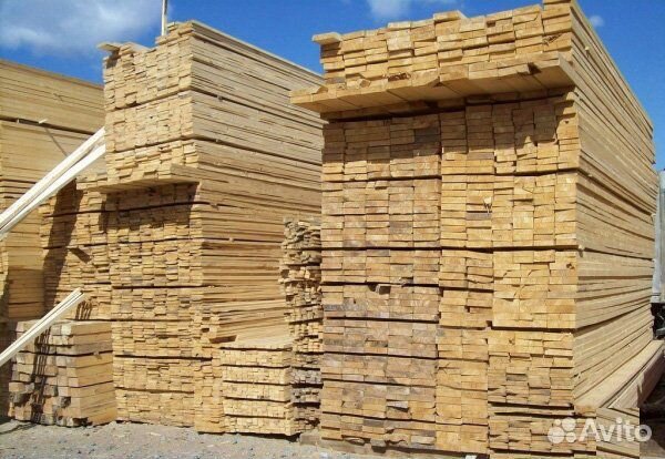 Доска обрезная 25х100х6000