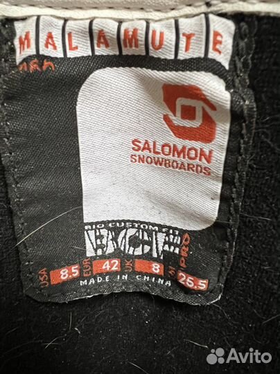 Ботинки для сноуборда 40 41 42 salomon