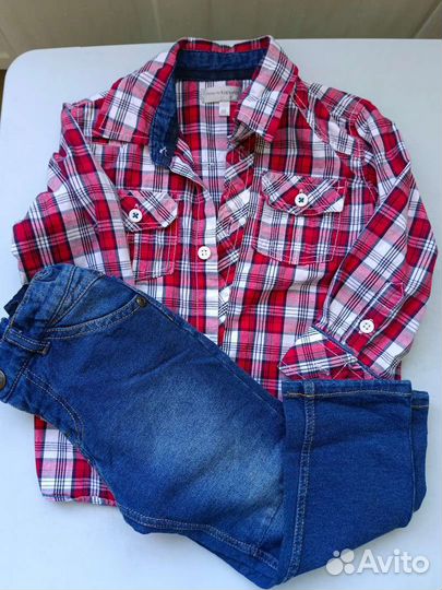 Вещи пакетом на мальчика 86 размер