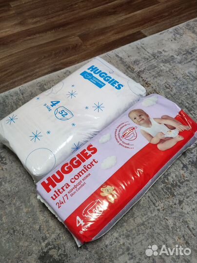 Подгузники/трусики универсальные Huggies размер 4