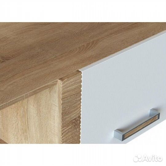 Шкаф навесной Берта П-103 дуб сонома / белый гляне