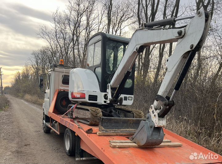Аренда мини экскаватора копка траншей и ямобура
