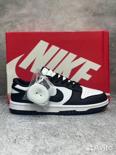 Кроссовки Nike Dunk Low Retro Panda Black White