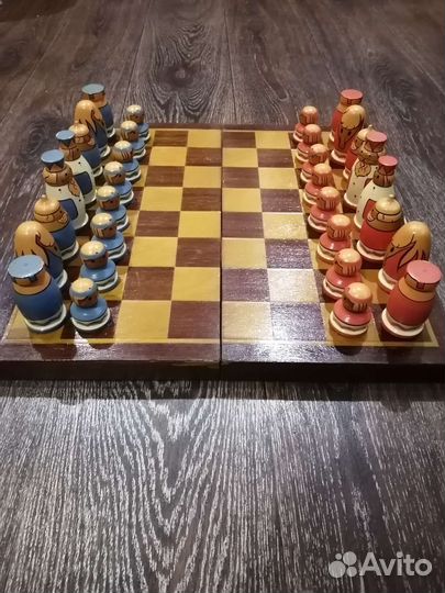 Шахматы коллекционные, деревянные