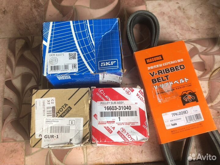 Ролики ремень Тойота хайс двигатель 2.7