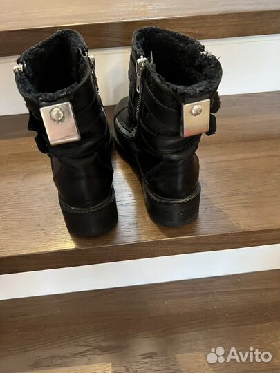 Сапоги зимние натуральная кожа Zara 36