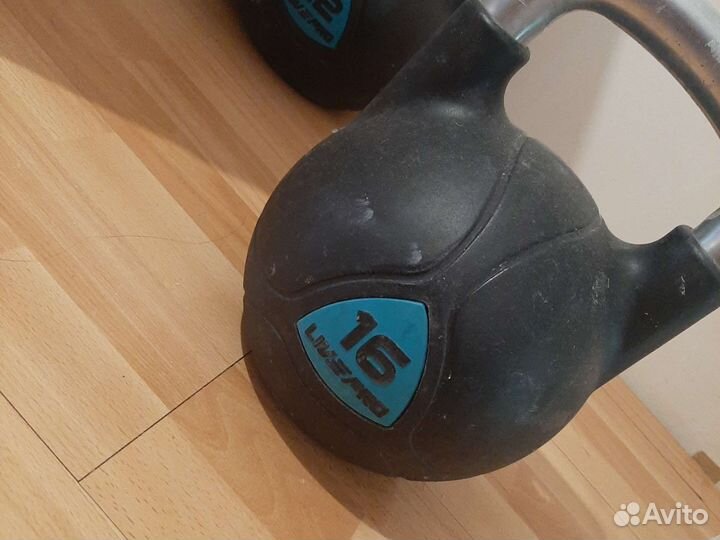 Гиря с полиуретановым покрытием 12 кг и 16 кг