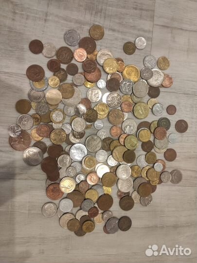 Иностранные монеты на вес (без повторов)