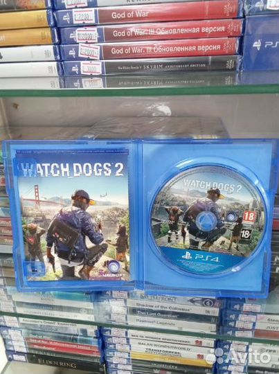 Watch dogs 2 диск ps4