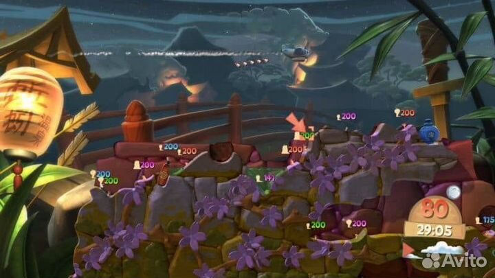 Worms Battlegrounds (PS4, английская версия, бу)