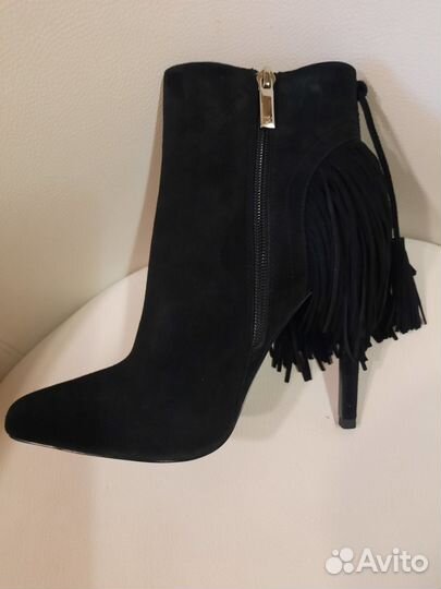 Ботильоны замшевые