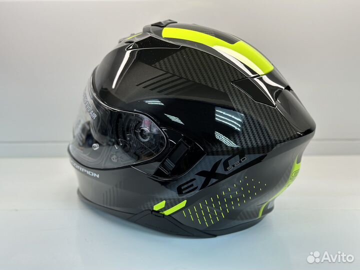 Мотошлем Scorpion EXO 520 EVO AIR laten, зеленый