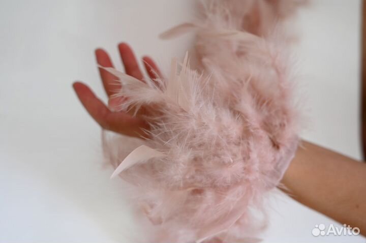 Перья марабу, перья индейки, перья страуса