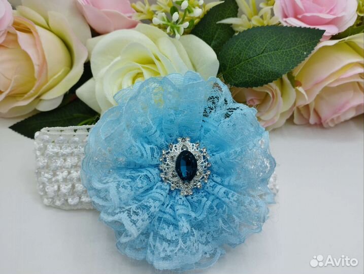 Резинки для волос. Канзаши. Повязка