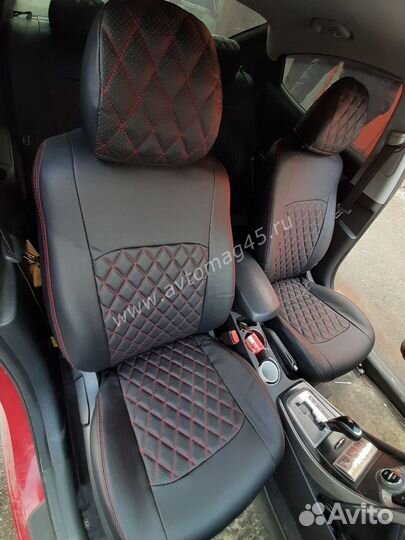 Авточехлы Hyundai Elantra MD 2010-2015г экокожа