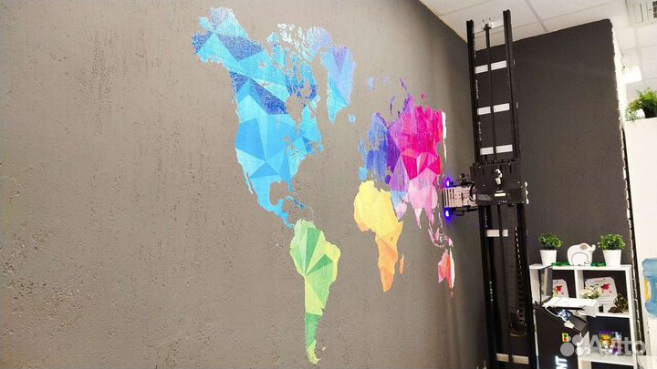 Печать интерьерная, роспись принтером на стенах