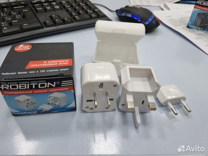 Переходник сетевой для 150 стран мира