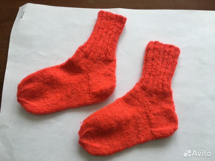 Носки детские вязаные