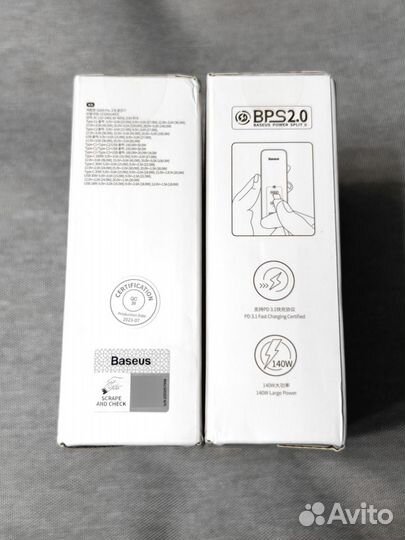 Baseus GaN 140W Wall Charger, новое, черное