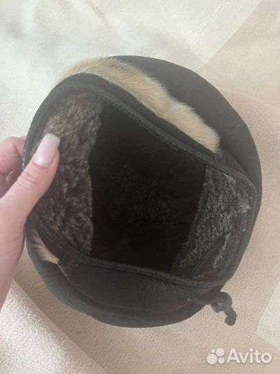 Берет женский зимний на овчине