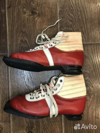 Лыжные ботинки botas СССР.Винтаж