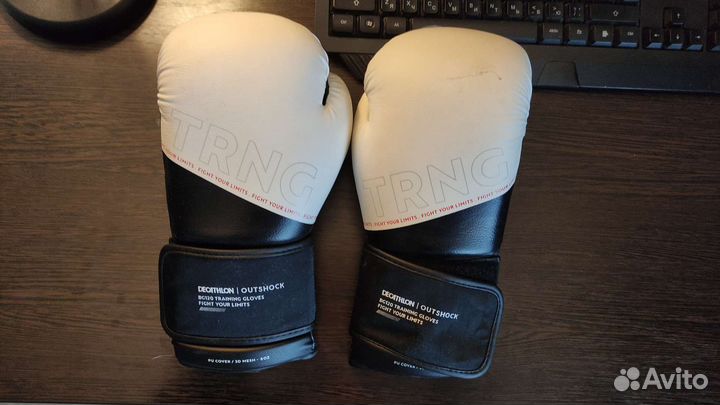 Детские боксёрские перчатки 8 oz decathlon