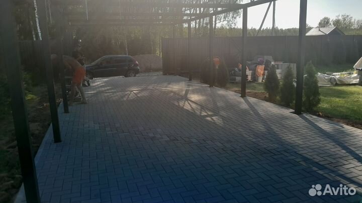 Укладка тротуарной плитки