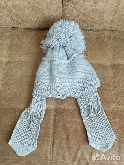 Шапка для девочки зимняя