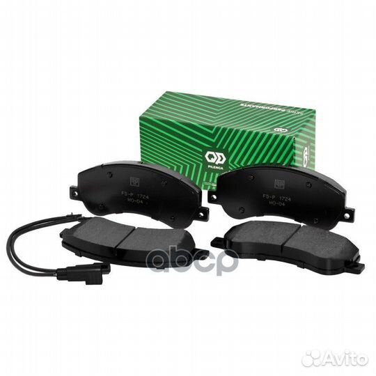 Колодки тормозные дисковые передние с датчиком