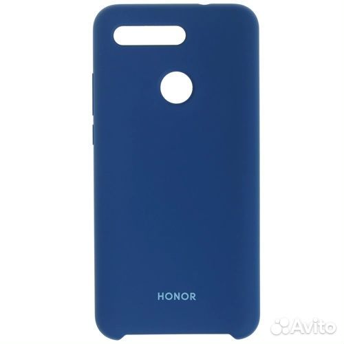 Оригинал Чехол Silicon Case для Honor View 20 Blue