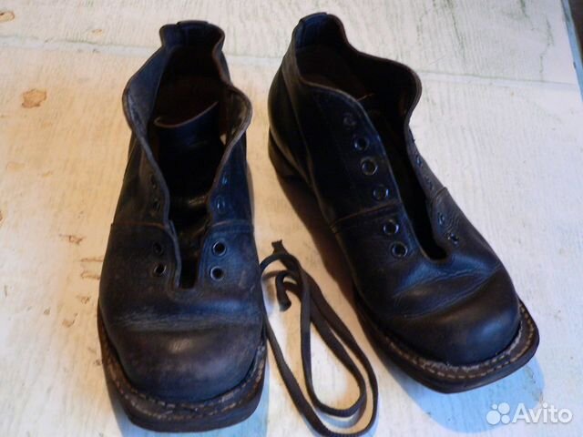 Ботинки лыжные РСФСР размер 36-37 натуральная кожа
