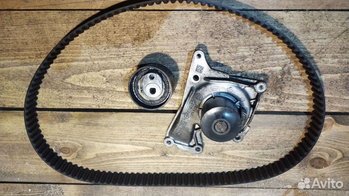 Ремнь грм + помпа к9к