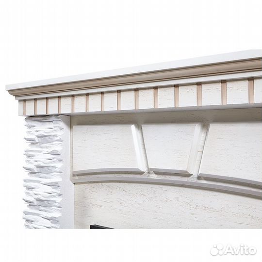 Портал Firelight Porto Classic камень белый, шпон