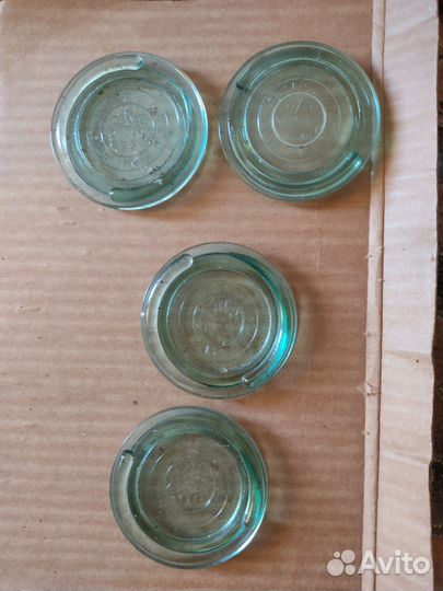 Крышки стеклянные для банок СССР