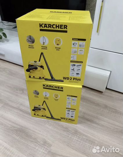Пылесос Karcher WD 2 plus новый оригинальный